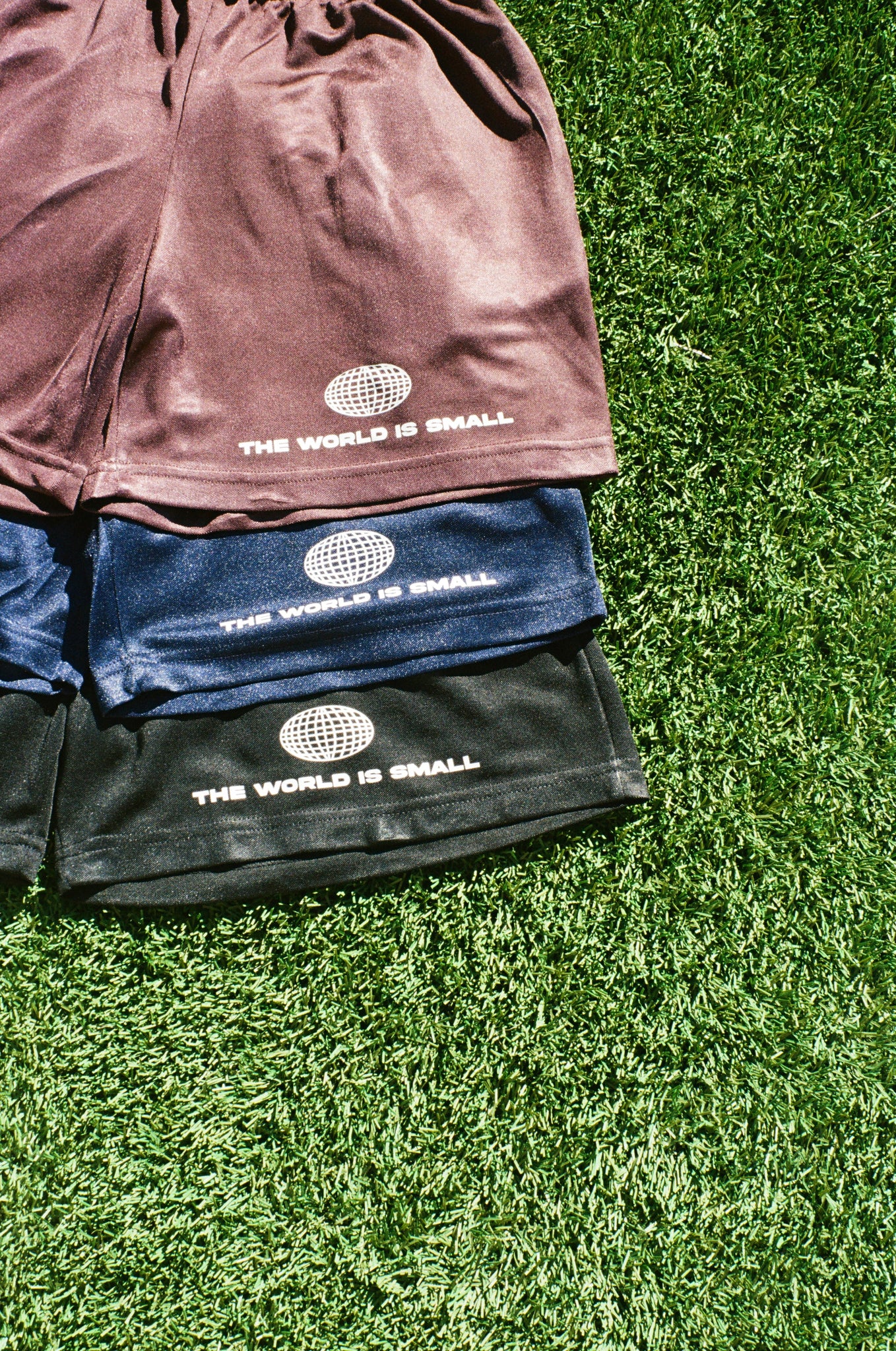 Brown Logo Shorts