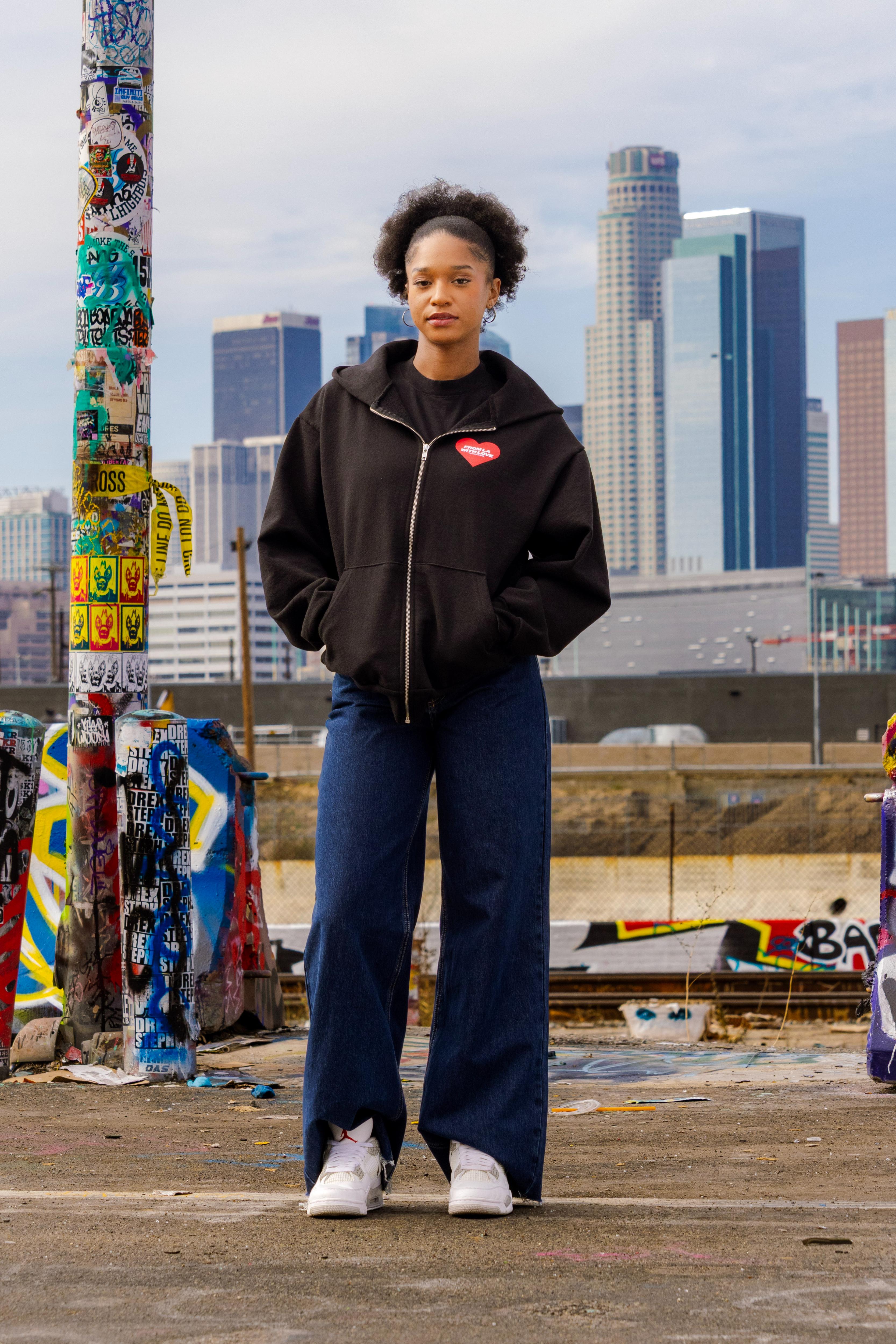 FROM LA WITH LOVE ZIP UP – The World Is Small